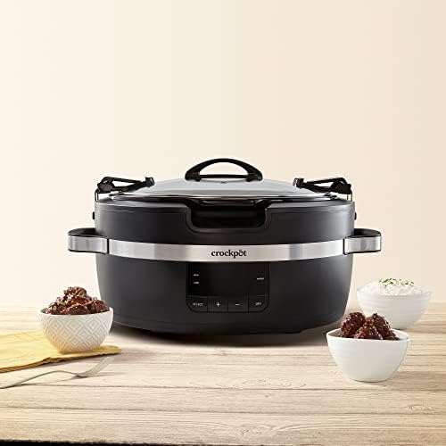 Crock-Pot Thermoshield 6 Quart Slow Cooker with Carry Handles - I2GO