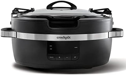 Crock-Pot Thermoshield 6 Quart Slow Cooker with Carry Handles - I2GO
