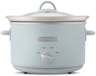 Crock-Pot 4.5 Quart Manual Slow Cooker – Macaroon Blue - O5OY