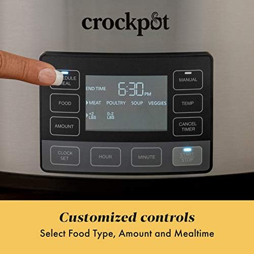 Crock-Pot MyTime 6 Quart Programmable Slow Cooker - QMU8