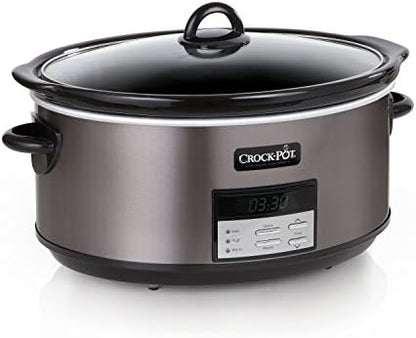 Crock-Pot 8 Quart Programmable Slow Cooker with Auto Warm - FLBD