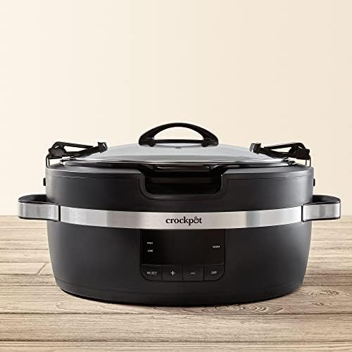 Crock-Pot Thermoshield 6 Quart Slow Cooker with Carry Handles - I2GO
