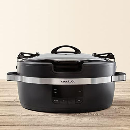 Crock-Pot Thermoshield 6 Quart Slow Cooker with Carry Handles - I2GO