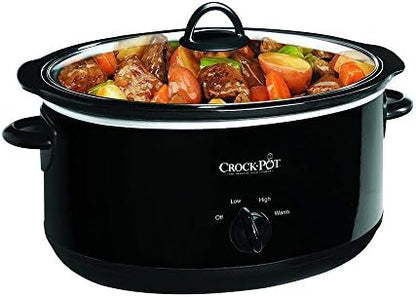 Crock-Pot 8 Quart Manual Slow Cooker – Black - EDLC