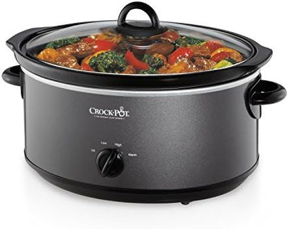 Crock-Pot 7 Quart Slow Cooker – Charcoal - 8YH9