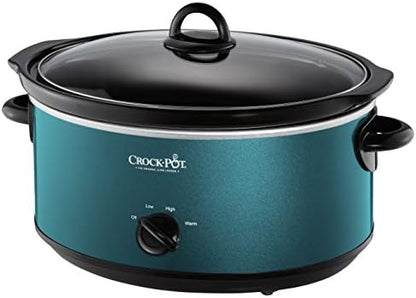 Crock-Pot 7 Quart Manual Slow Cooker – Turquoise - UCKC