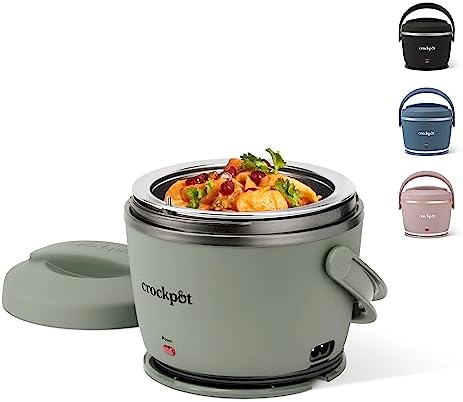 Crock-Pot Portable Electric Lunch Box Food Warmer – Green - T9DL