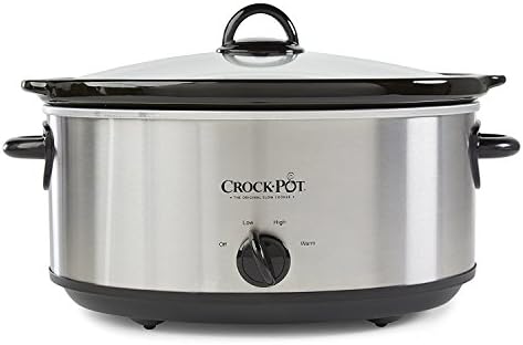 Crock-Pot 7 Quart Oval Manual Slow Cooker – Stainless Steel - ZKYI