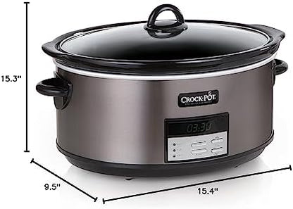 Crock-Pot 8 Quart Programmable Slow Cooker with Auto Warm - FLBD