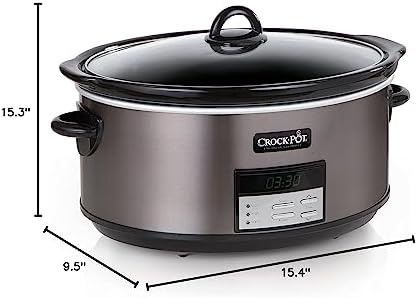 Crock-Pot 8 Quart Programmable Slow Cooker with Auto Warm - FLBD