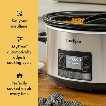 Crock-Pot 7 Quart Portable Programmable Slow Cooker with Timer - SDYY