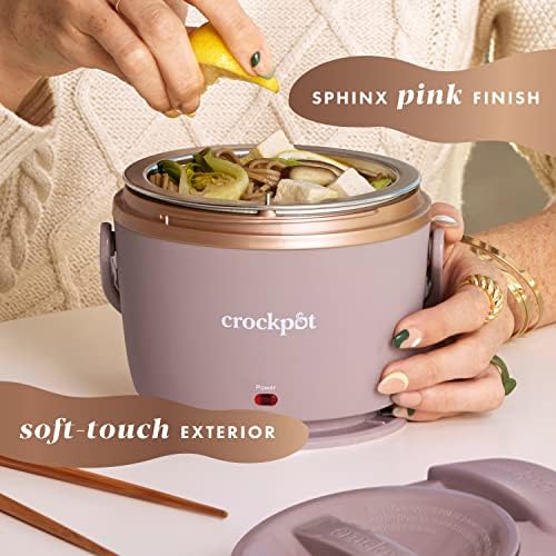 Crock-Pot Electric Lunch Box Food Warmer 20oz – Blush Pink - 6R5G