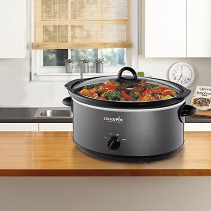 Crock-Pot 7 Quart Slow Cooker – Charcoal - 8YH9