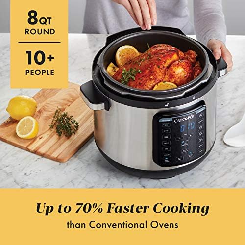 Crock-Pot 8 Quart Express Crock Multi-Use Pressure Cooker - K2KO