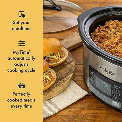 Crock-Pot MyTime 6 Quart Programmable Slow Cooker - QMU8
