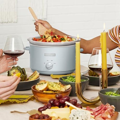 Crock-Pot 4.5 Quart Manual Slow Cooker – Macaroon Blue - O5OY