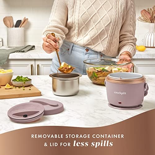 Crock-Pot Electric Lunch Box Food Warmer 20oz – Blush Pink - 6R5G