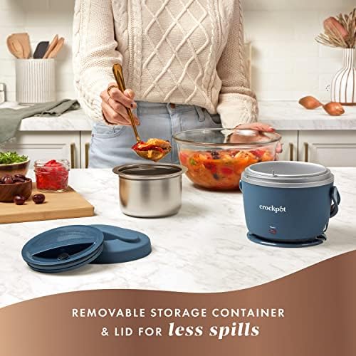 Crock-Pot Electric Lunch Box Food Warmer 20oz – Faded Blue - 2C0Z