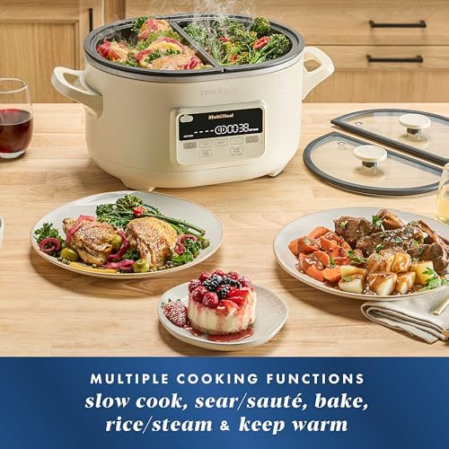 Crock-Pot MultiMeal Multicooker with Programmable Slow Cooker - UTXF