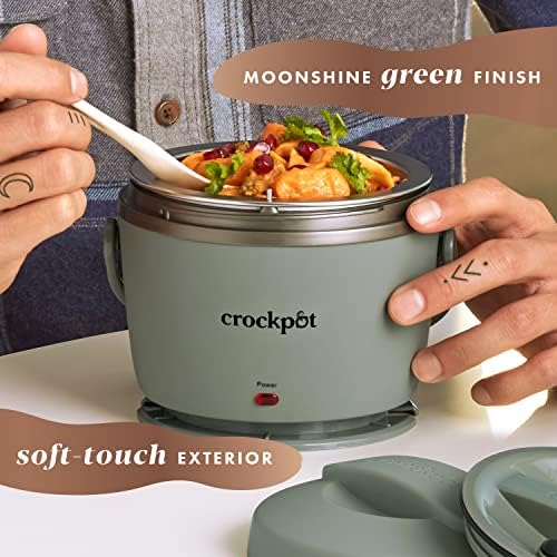 Crock-Pot Portable Electric Lunch Box Food Warmer – Green - T9DL