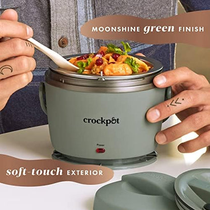 Crock-Pot Portable Electric Lunch Box Food Warmer – Green - T9DL