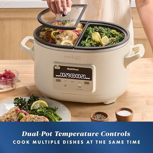 Crock-Pot MultiMeal Multicooker with Programmable Slow Cooker - UTXF