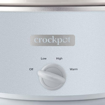 Crock-Pot 4.5 Quart Manual Slow Cooker – Macaroon Blue - O5OY