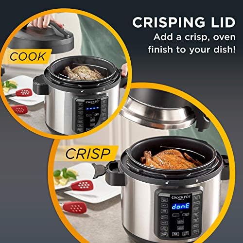 Crock-Pot Express Crisp 8 Quart 10-in-1 Pressure Cooker - OH7T