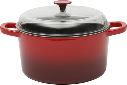 Crock-Pot 3 Quart Enameled Cast Iron Dutch Oven – Aqua - CVL7