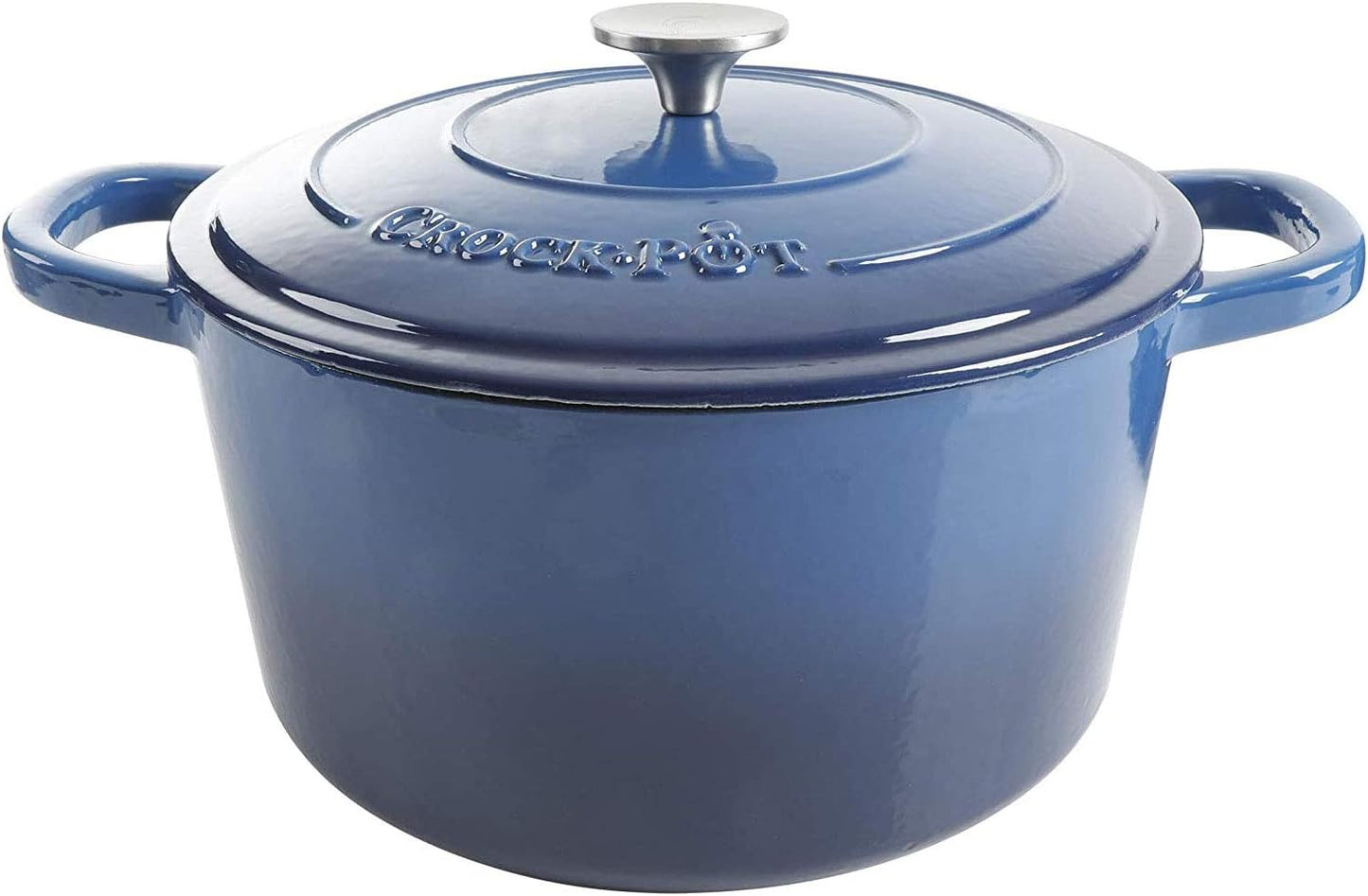 Crock-Pot 3 Quart Enameled Cast Iron Dutch Oven – Aqua - CVL7