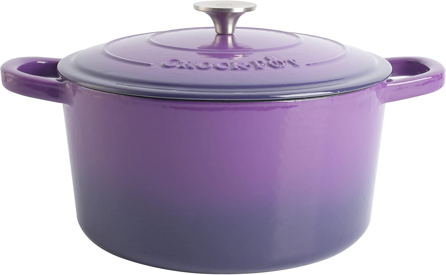 Crock-Pot 3 Quart Enameled Cast Iron Dutch Oven – Aqua - CVL7