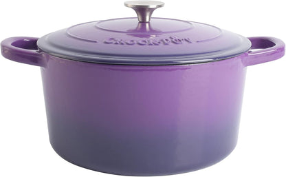 Crock-Pot 3 Quart Enameled Cast Iron Dutch Oven – Aqua - CVL7