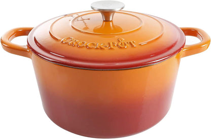 Crock-Pot 3 Quart Enameled Cast Iron Dutch Oven – Aqua - CVL7