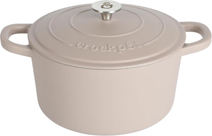 Crock-Pot 3 Quart Enameled Cast Iron Dutch Oven – Aqua - CVL7