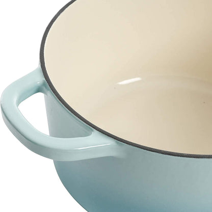 Crock-Pot 3 Quart Enameled Cast Iron Dutch Oven – Aqua - CVL7