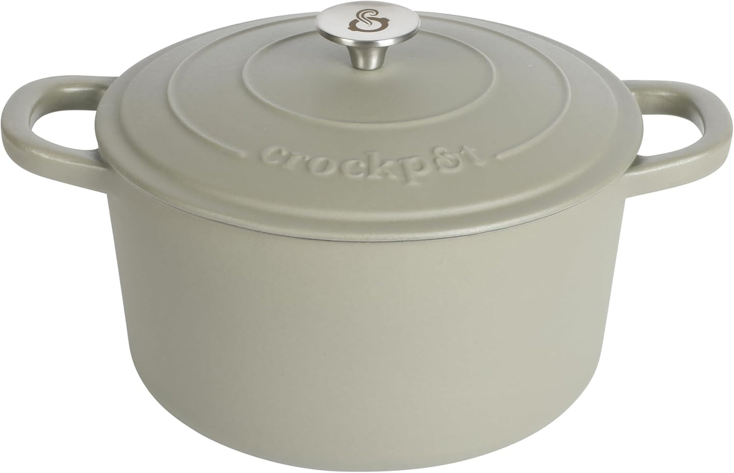 Crock-Pot 3 Quart Enameled Cast Iron Dutch Oven – Aqua - CVL7