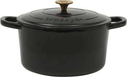 Crock-Pot 3 Quart Enameled Cast Iron Dutch Oven – Aqua - CVL7