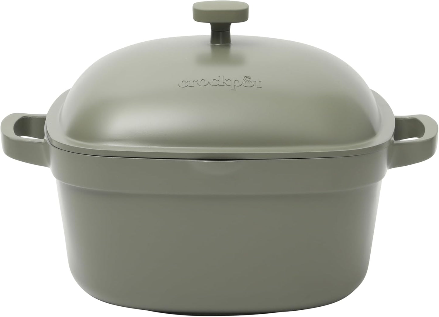 Crock-Pot 3 Quart Enameled Cast Iron Dutch Oven – Aqua - CVL7