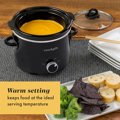 Crock-Pot 2 Quart Mini Slow Cooker – Classic Compact Cooker - RUBY